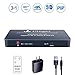 HDMI Switch Box, Dinger 4K x 2K 3 Port HDMI Switch, HDMI Selector Switcher Support PIP Function with Full HD 1080P 3D IR Wireless Remote Control (3 IN 1 OUT HDMI Switch with PIP Black)
