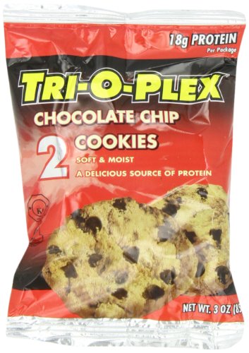 Tri-O-Plex Cookies, Chocolate Chip, 3-Ounce Packages (Pack of 12)