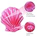 LetsFunny Shell Pool Floats,Outdoor Swimming Pool Party Lounge Raft Decorations Toys Games Float with Rapid Valves for Adult and Kids,60