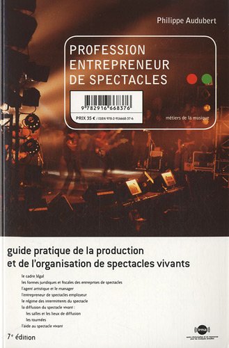 Profession entrepreneur de spectacles