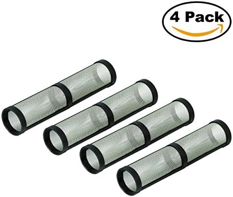 SoCal 4 Pack Filters 246384 | 60 Mesh | Black | Easy Out Short Manifold Vertical Filter for Airless Paint Sprayer | Fits 210ES, 390, 395, 490, 495, 595, PC &amp; PC Pro | made by SoCal'