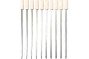 for10pcs 4 inch Extendable Long Wool Felt Polishing Wheels for Rotary Tools, 3mm Shank Buffing Bits for Grinder and Electric 
