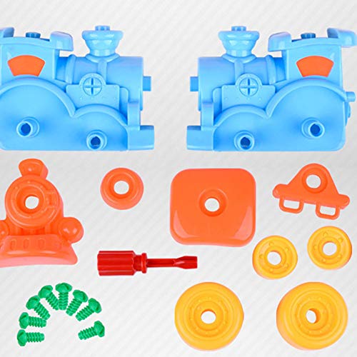 image for Hemore Kids Disassembly Assembly Puzzle Train Toy with Screwdriver Chi