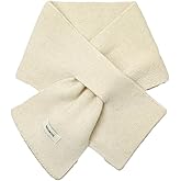 Caistre Women’s Solid Color Knit Scarfs 2025 Lightweight Short Cashmere Feel Scarf Soft Winter Neck Wraps Accessory