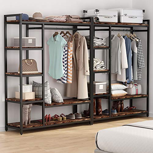 LITTLE TREE FreeStanding Closet Organizer, Heavy Duty Clothes Closet