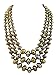 Tripti Indian Jewelry, Triple Layered Bohemian Long Statement Dual Tone Oxidized Heavy Dholki Necklace for Women and Girls