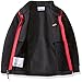 Columbia Big Girls' Benton Springs Fleece Jacket, Black/Punch Pink, Medium