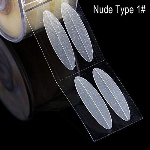 xxiaoTHAWxe 600Pcs/Roll Invisible Wide/Narrow Makeup Double Eyelid Tape Sweatproof Sticker - Transparent 1