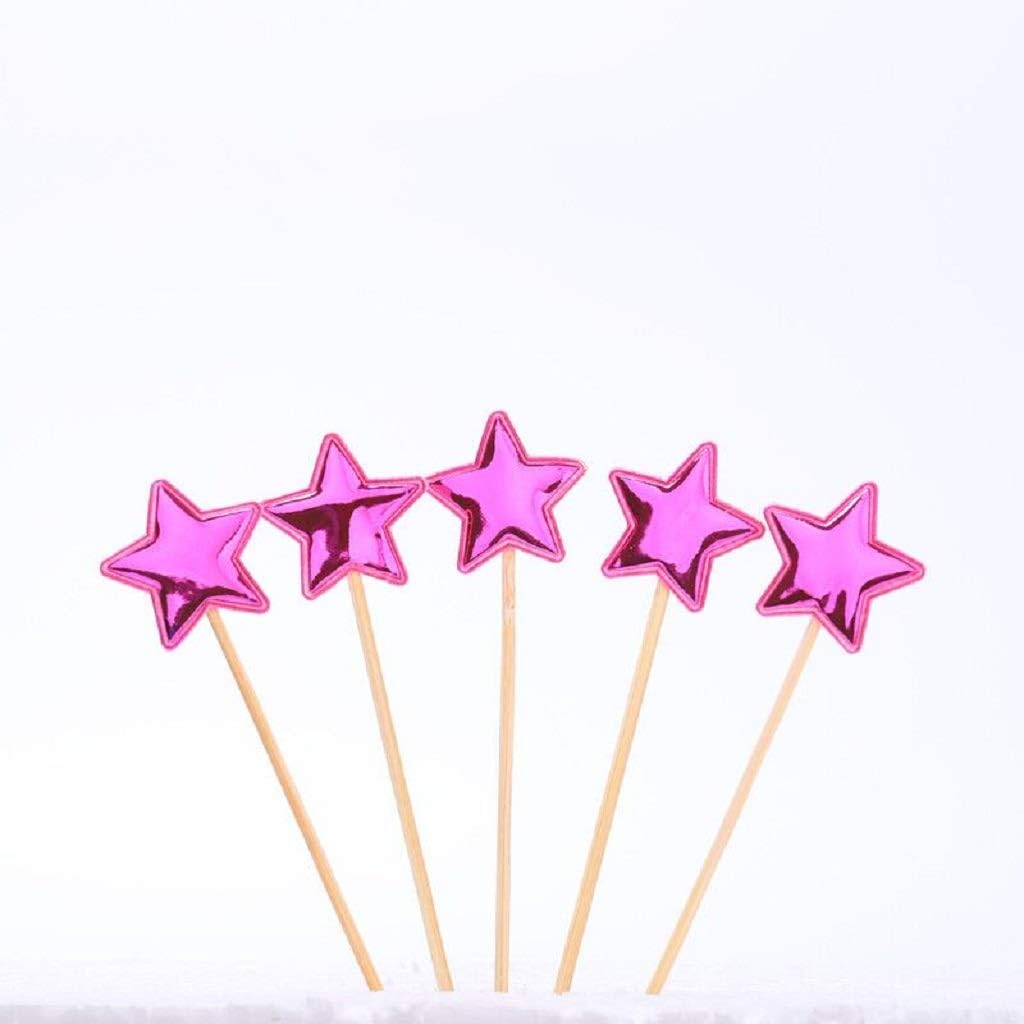 Coriver 75 Pcs Cupcake Toppers Muffin Decoration Etoile Coeur Couronne Cupcake Toppers Joyeux Anniversaire Gateau Decoration Brillant Couleur Batons Pour Enfants Fete De Mariage Fourniture Patisserie Ustensiles A Patisserie Napravi Rs