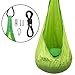Sorbus Kids Child Pod Swing Chair - Hanging Seat Hammock for Indoor and Outdoor Use, Green