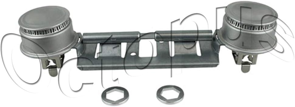 WB16K10026 Gas Stove Top part Double Burner Assembly Kit fits General Electric (GE) AP2633210 PS232404 WB29K17