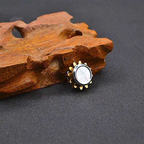 The smallest Toothed Gearing Fidget Spinner Metal EDC Toys Tri Hand Spinner For Autism and ADHD Educational toys Anti Stress Super Mini Gift