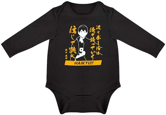 Amazon Co Jp ハイキュー ボディースーツ ベビー 長袖 ロンパース コットン ベビー用肌着 ソフト ベーシック 肌触り 新生児服 カバーオール 満月お祝い 通気 ギフト 七五三 5サイズ 服 ファッション小物