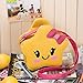 Ava & Kings Girls PU Faux Leather Purse Crossbody Handbag for Kids - Yellow Star