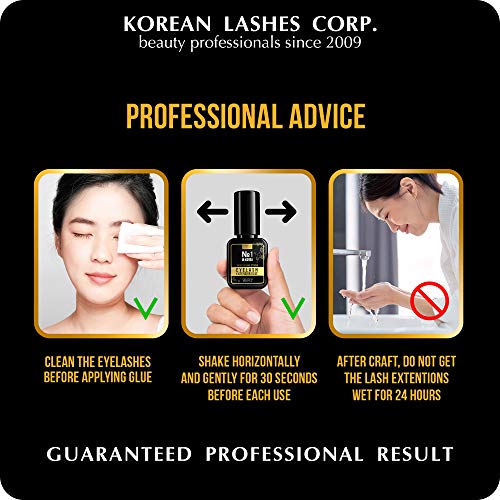 EXTRA STRENGTH Korean №1 Professional Eyelash Extension Glue Oil