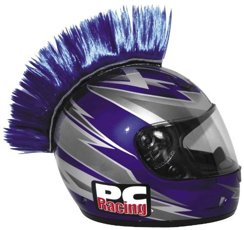 PC Racing Helmet Mohawk , Color: Blue PCHMBLUE