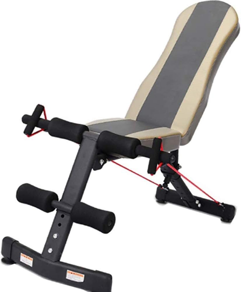 AJH Home Multifunction Dumbbell Bench, Adjustable Fitness Chair, Two in One Sit-ups Fitness Equipment Home Exercise Gym Essentials Device