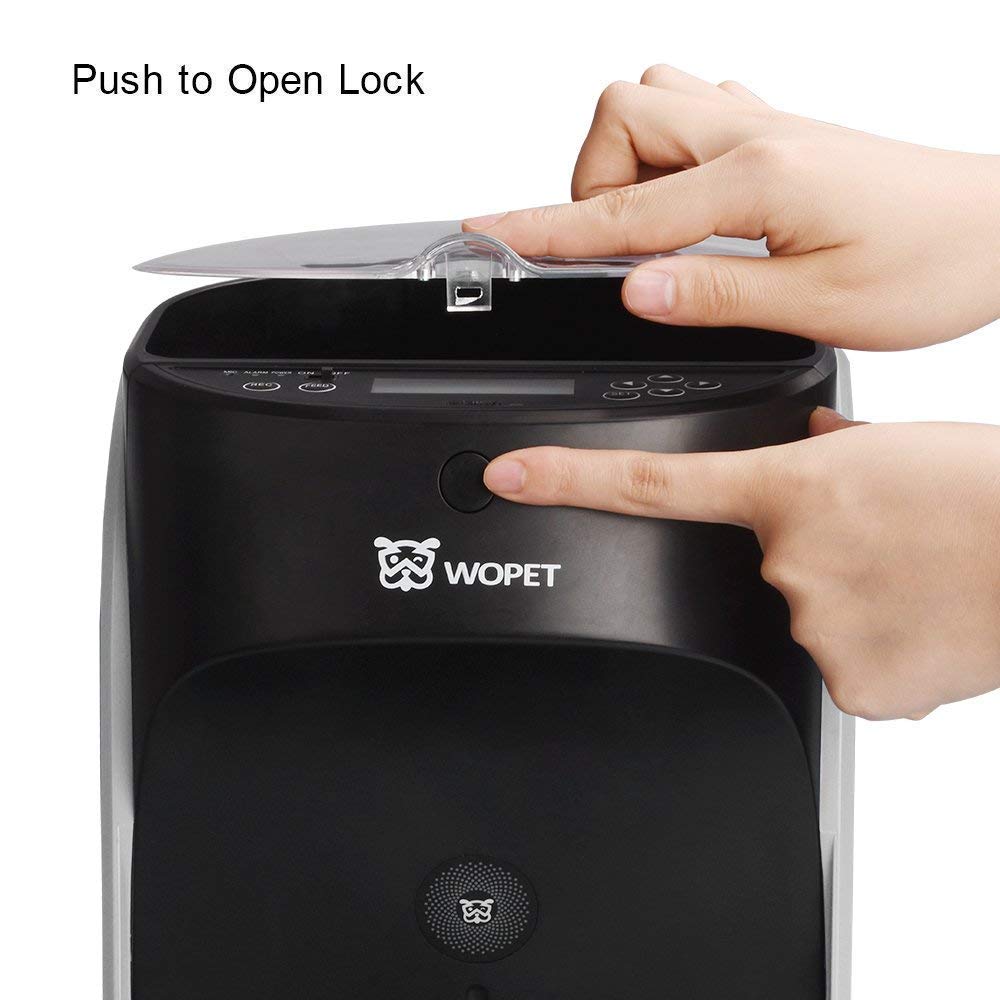 Automatic Cat Feeder,WOpet Pet Feeder Auto Dog Cat Feeder Stainless