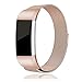 For Fitbit Charge 2 Replacement Bands, Letscom Stainless Steel Milanese Metal Replacement Accessories Wristband with Unique Magnet Lock for Fitbit Charge 2 HR