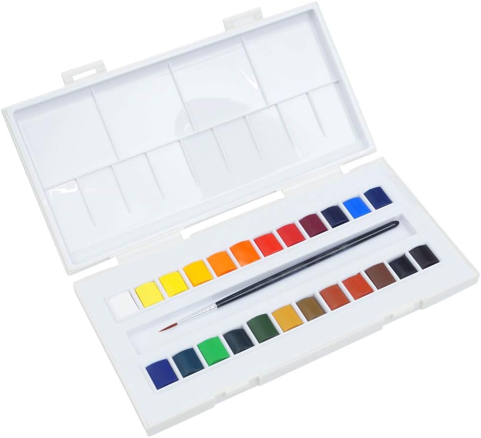 Sennelier La Petite Aquarelle 24 Half Pans, Variety of colors, 25 Count (Pack of 1) - Image 5