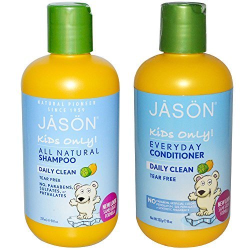 JASON Kids Daily Clean All Natural Organic Shampoo & Conditioner Bundle