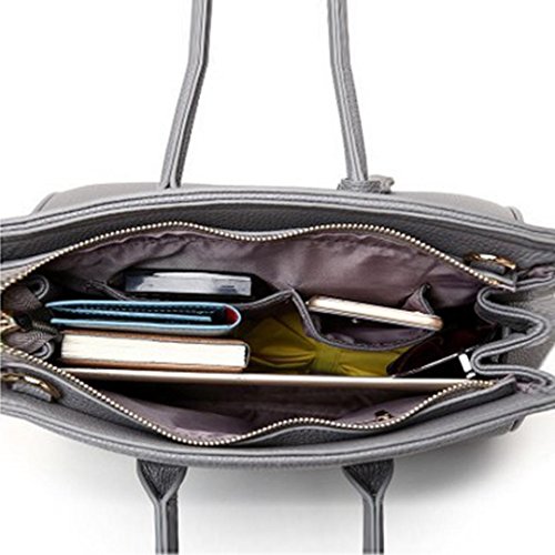 Hot sale!Todaies Simple Larger Capacity Leather Women Shoulder bag Handbag Black (37cm(L)29(H)16cm(W), Black)