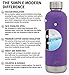 Simple Modern 17oz Bolt Sports Water Bottle - Stainless Steel - Double Wall Vacuum Insulated - Leak Proof Bottle -Lilac