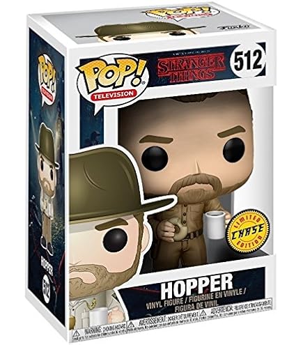 Amazon.com: POP [Stranger Things - Chief Hopper with Donut Limited