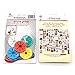 Cooplay 2Sets 20pcs Mini Sock Ring Holders Circle Sock Clip Stockings Ring Locks Washing Sorters Laundry Storage Organization Soft Rubber with 5 Multicolor Sets of 2 (20)