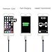 iPhone Cable - Aonsen 3Pack 6FT Extra Long Nylon Braided Charging Cord Charger, Lightning to USB Cable for iPhone 7, 7 Plus, SE, 6s, 6, 6 +, 5, 5s, iPad Air / Mini, iPod (Blue & White)