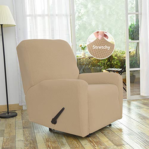 EasyGoing Recliner Stretch Sofa Slipcover Sofa Cover 4Pieces