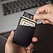 Men Wallet - RFID Minimalist Slim Front Pocket Card Travel Holder Clip (One Size, Black [CSC-B-E])