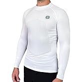 RIBBY SPF 50+ 5mm Padded Rash Guard for Surfing, Boogie, Scuba
