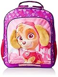 Paw Patrol Little Girls Nickelodeon Sky with 3D Plush Ears Pink 14 Inch Backpack, Multi, One Size
