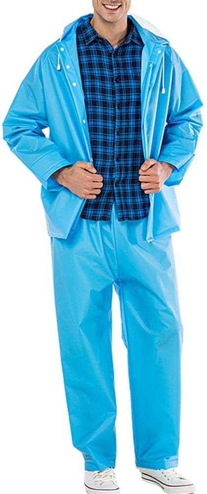 Best Sale Gryy Outdoor Waterproof Clothing Waterproof Suit Rain Jacket Poncho Rain Seal Split Outdoor Adult Riding Suit Warm Raincoat Color Blue Size Medium Kitchen Home Discount Low Price Www Gracefulhome Com