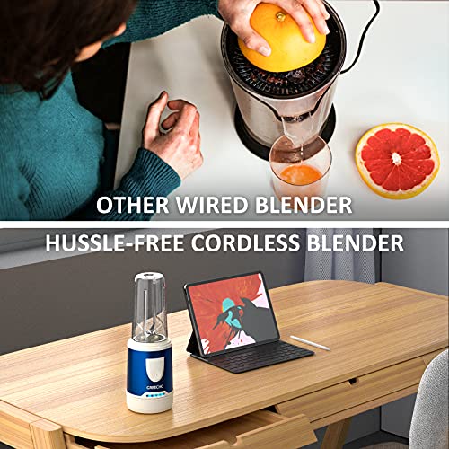 GREECHO Cordless Blender And Food Processor Combo, 3in1 Food Chopper