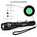 Led Flashlight 1000 Lumens Tactical Flashlights Rechargeable Led Torch with Lanyard 5 Modes Water Resistant Large Torches Light For Cycling Hiking Camping Hunting Backpacking Fishing Emergency