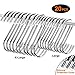 20PCS S Hooks, Sturdy and Shiny with No Sharp Edges Hanger Hooks Great for Kitchen, Plants, Shower and Outdoors