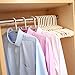 Ohuhu Strong Plastic Clothes Hangers with Anti-Slip Design, Standard Pants Hanger, White-36 PACK