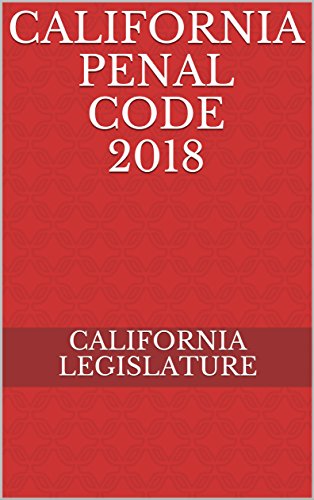 [BOOK] California Penal Code 2018 P.P.T