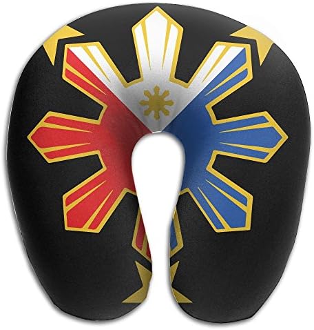 Gtrgh Philippines Pride Star Flag Super U Type Pillow Neck Pillow Outdoor Travel Pillow Relief Neck Pain
