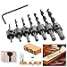 Mohoo 7pcs HSS 5 Flute Countersink Drill Bit Set Carpentry Reamer Steel Woodworking Chamfer End Milling 3mm-10mm