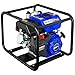 DuroMax XP904WP 270cc 427-Gpm 3600-Rpm 4-Inch Gasoline Engine Portable Water Pump, 50 State Approved, XP904WP, Blue