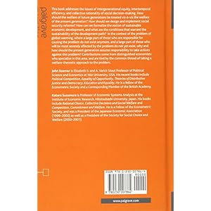 Intergenerational Equity and Sustainability (International Economic Association Series)