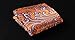 SetSense Men's Floral Jacquard Woven Self Bow Tie Set One Size Orange/Purple