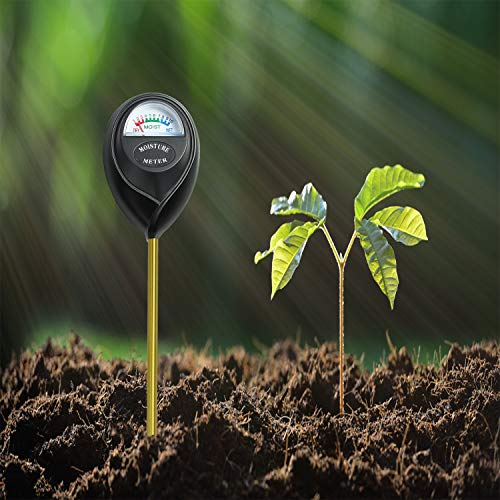 XLUX Soil Moisture Test Sensor Meter Water Monitor, Hygrometer for Gardening, Farming Planting