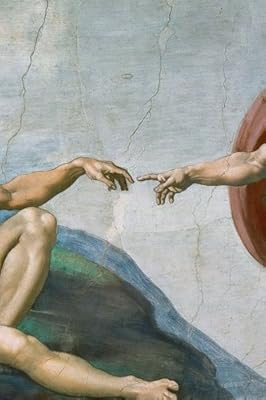 Journal Michelangelo Sistine Chapel Hands Of God And Adam Plainsimplebooks Amazon Com Books