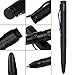 Weareal Tactical Pen for Military Gear Police SWAT EDC Black Ballpoint Pen with Glass Breaker Multifunctional Survival Tool (Black)