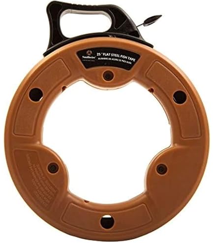 50 FT Fish Tape with High Impact Case for Electric or Communication Wire Puller - Steel Fish Tape - Amazon.com 50 FT Fish Tape with High Impact Case for Electric or Communication Wire Puller - Steel Fish Tape - Amazon.com
