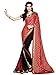 Shonaya Women's Faux Georgette Embroidery Saree with Unstitched Blouse Piece